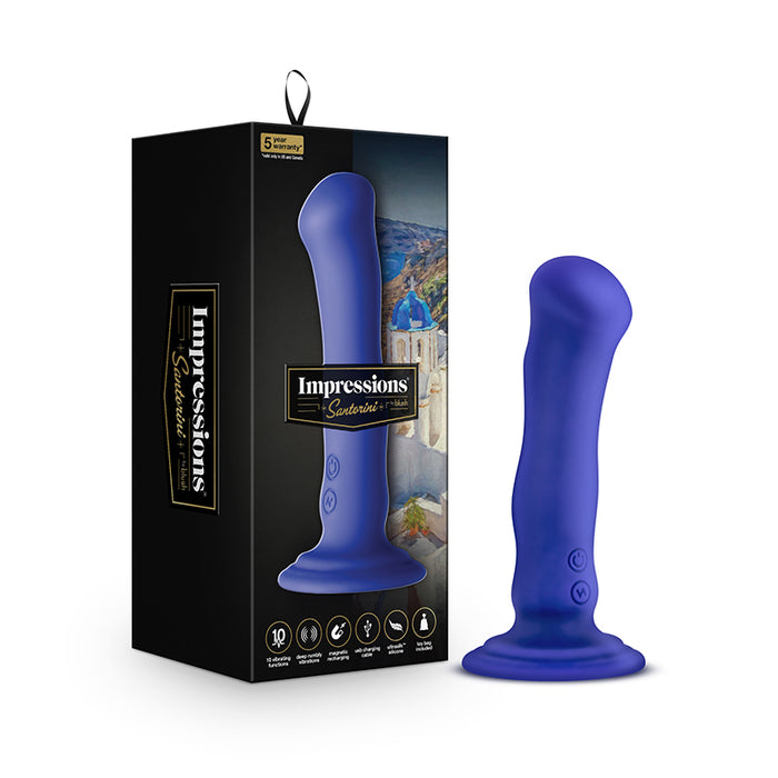 Impressions Santorini 6.5in Vibrator Blu