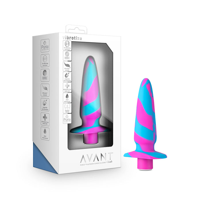 Avant Vibrotize Vibr Silicone Plug Fuch